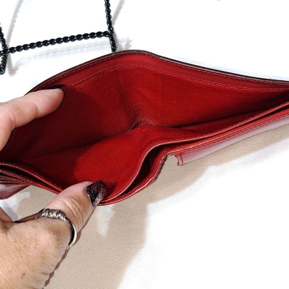 Prada Bifold Wallet in Red Authentic Good Condition - Picture 7 of 16